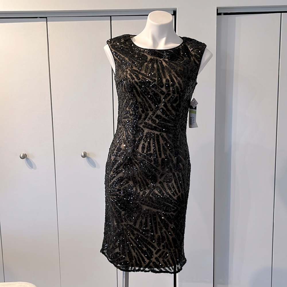 Sleek, elegant, black dress